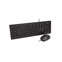 V7 Ensemble clavier et souris antimicrobien lavable, USB, optique, IP68Spec, étanche, Taille réelle (100 %), USB, Noir, Souri ...