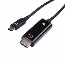 V7 V7UCHDMI-1M, 1 m, USB Type-C 3.2 Gen 1, HDMI, Mâle, Mâle, Droit