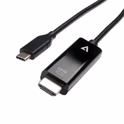 V7 V7UCHDMI-2M, 2 m, USB Type-C, HDMI, Mâle, Mâle, Droit