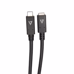 V7 V7UC3EXT-2M, 2 m, USB C, USB C, USB 3.2 Gen 1 (3.1 Gen 1), Noir