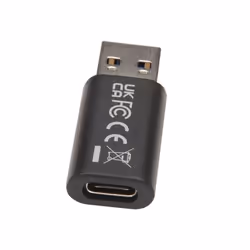 V7 V7USB3AC changeur de genre de câble USB A USB C Noir