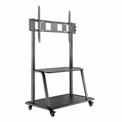 V7 TVCART3, 152,4 cm (60"), 2,67 m (105"), 200 x 200 mm, 1000 x 600 mm, Acier, Noir
