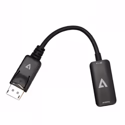 V7 V7DPHDMIACTV câble vidéo et adaptateur DisplayPort HDMI Noir