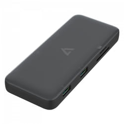 V7 UCMINIDOCKDUAL-PT station d'accueil USB 3.2 Gen 1 (3.1 Gen 1) Type-C Noir
