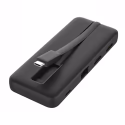 V7 UCMINIDOCKDUAL-PT station d'accueil USB 3.2 Gen 1 (3.1 Gen 1) Type-C Noir