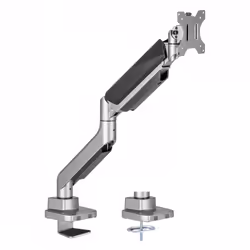 V7 DM1HDS, Boulon traversant, 15 kg, 124,5 cm (49"), 100 x 100 mm, Réglage de la hauteur, Noir, Argent