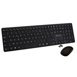 V7 CKW550FRBT clavier Souris incluse USB + Bluetooth AZERTY Français Noir