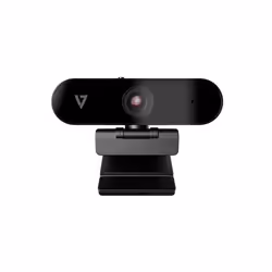 V7 UHD Webcam - 90 ips - Noir - USB 3.0 - Vidéo 3 840 x 2 160 - Mise au point automatique - Attache, support de trépied - Zoo ...