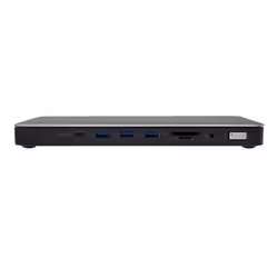 V7 DOCKTB4PT station d'accueil Avec fil Thunderbolt 4 Noir, Argent
