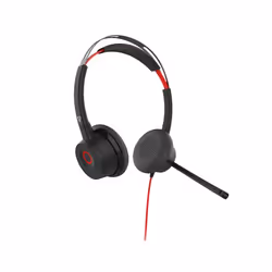 V7 Casque Premium avec microphone à réduction de bruit ENC, télécommande, casque digital, ordinateur portable, Chromebook, PC USB A/C