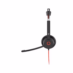 V7 Casque Premium avec microphone à réduction de bruit ENC, télécommande, casque digital, ordinateur portable, Chromebook, PC USB A/C