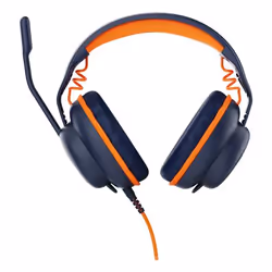 V7 HU590E Casque filaire Bleu, Orange - Vue supplémentaire 6