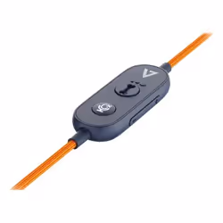 V7 HU590E Casque filaire Bleu, Orange - Vue supplémentaire 8