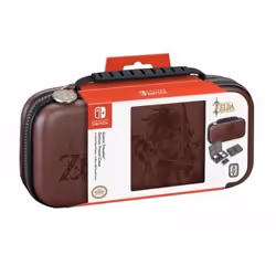 Bigben Interactive NNS42BR, Housse, Nintendo, Marron, Cuir, Nintendo Switch, Fermeture éclair