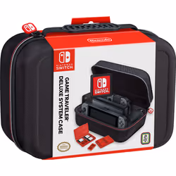 NACON NNS61, Boîtier robuste, Nintendo, Noir, Nintendo Switch, Nintendo Switch OLED, Résistant à la poussière, Résistant aux  ...