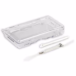 Thrustmaster Crystal Case &amp; Stylus f/ DSi, Transparent, Polycarbonate, Nintendo DSi