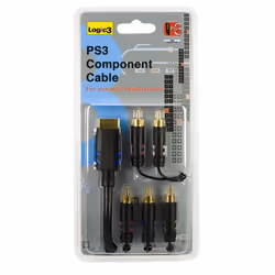 Logic3 PS3 Component Cable - 3m Noir