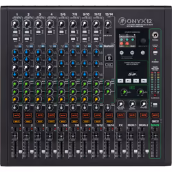 Mackie ONYX 12 12 canaux 20 - 30000 Hz Noir