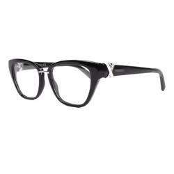 Lunettes de vue - Swarovski - SK-5251 - Noir brillant - Argent - Anti-UV