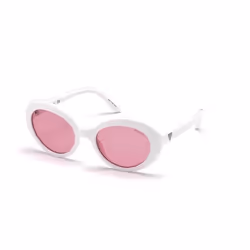 Lunettes de soleil Blanc / Bordeaux