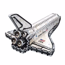 Wrebbit Puzzles Space Shuttle - Orbiter Puzzle 3D 435 pièce(s) Espace - Vue supplémentaire 4