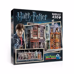 Wrebbit 3D Harry Potter Diagon Alley 450 pcs, 450 pièce(s), Télévision/films, 14 an(s)