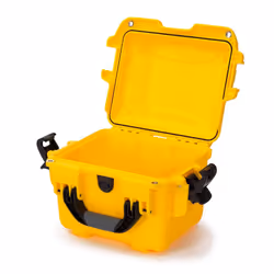 Nanuk 908, Étui rigide, Nylon, Polypropylène (PP), Résine, Acier inoxydable, Élastomère thermoplastique (TPE), 1,36 kg, Jaune