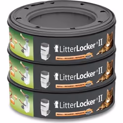 Recharges rondes pour poubelle de litière Litter Locker II - Chat - Vert