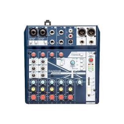 SOUNDCRAFT NOTEPAD-8FX. Table de mixage avec usb et effets lexicon 6 entrées 2 sorties.