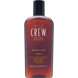 American Crew Classic 3-in-1 Shampoo Plus Conditioner 250 ml Shampoing, après-shampoing et gel-douche 3-en-1 Non-professionnel Hommes