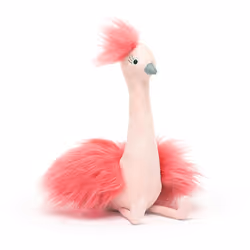 Jellycat Fou Fou Ostrich, Autruche en peluche