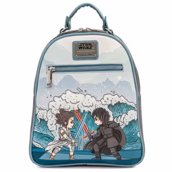 Sac à Dos - Loungefly - Star Wars Rey Kylo - 27cm - Noir - Enfant - Zippée
