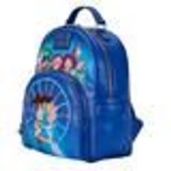 Sac à dos - Loungefly - Toy Story 4 - Polyuréthane bleu - Détails imprimés et brodés - Dimensions 23x27x11cm
