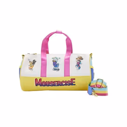 Sac De Voyage - Loungefly - Mickey - 24x20x06cm - Faux cuir - Rose