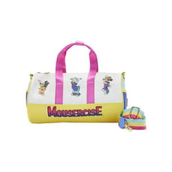 Sac De Voyage - Loungefly - Mickey - 24x20x06cm - Faux cuir - Rose