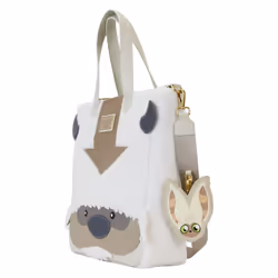 Loungefly Avatar Appa & Momo Sherpa Beige, Or, Gris, Blanc Fille Sac fourre-tout