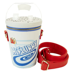 Loungefly McDonald's McFlurry Polyuréthane Bleu, Or, Rouge, Blanc Femme Sac bandoulière