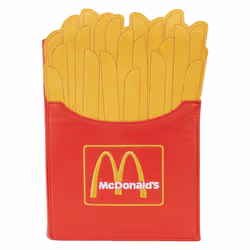 Loungefly McDonald's French Fries, Image, Rouge, Blanc, Jaune, Papier ligné, Universel