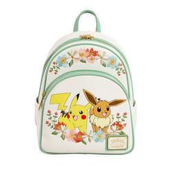 Mini Sac A Dos Loungefly - Pokemon - Pikachu Et Evoli Floral