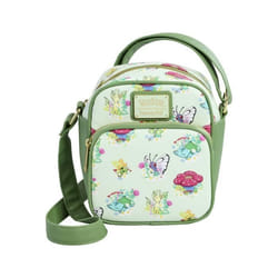 Sac à bandoulière - Loungefly - Pokémon - Type Herbe - Vert - Zippée - Synthétique