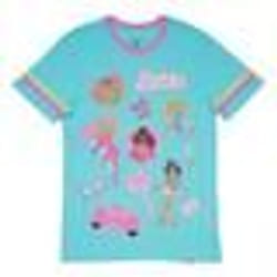 T-Shirt Unisexe - LOUNGEFLY - Barbie 65th Anniversary - Coton - Rose - Manches courtes