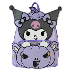 Sac à dos - Loungefly - Hello Kitty - Kuromi Citrouille - Faux Cuir - 23x11x27cm