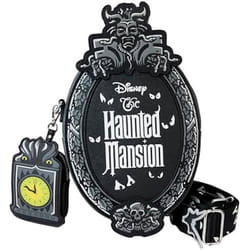 Sac à bandoulière - LOUNGEFLY - Disney Haunted Mansion - Noir - Violet - Phosphorescent