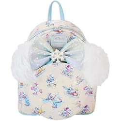 Mini sac à dos - LOUNGEFLY - Mickey et ses amis - Hiver - Détails irisés glacés - Enfant
