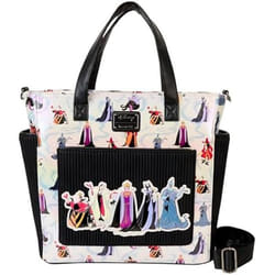Loungefly Disney Villains AOP Sac à dos convertible et sac fourre-tout