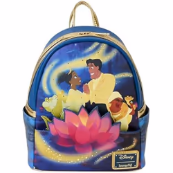 Mini sac à dos - LOUNGEFLY - 15ème anniversaire - Disney La Princesse et la Grenouille - Tiana - Doré