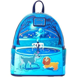 Mini sac à dos - LOUNGEFLY - Lady and The Tramp - 70e anniversaire - Multicolore - Synthétique