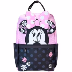 Sac à dos - LOUNGEFLY - Minnie Floral Rock The Dots - Nylon - Multicolore - Enfant