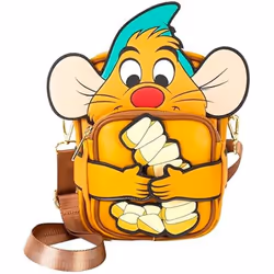 Sac - LOUNGEFLY - Cinderella 75th Anniversary - Cuir saffiano - Bandoulière ajustable - Détails brodés
