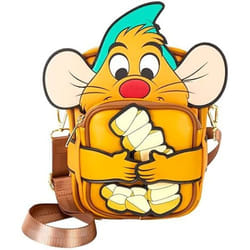 Sac - LOUNGEFLY - Cinderella 75th Anniversary - Cuir saffiano - Bandoulière ajustable - Détails brodés